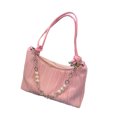thumbnail image 3 of Bolso de hombro plisado Link, Color puro, gran capacidad, bolso de hombro individual de PU a la moda para mujer, verano, 3 of 8