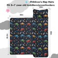 thumbnail image 5 of Monster Cartoon Truck Black Pattern Teens Toddler Nap Mat with Pillow, Sleeping Mat Bag for Preschool Daycare 60"x20", 5 of 6