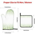 thumbnail image 3 of St Patrick''s Day Oven Mitts and Pot Holders 4 Pcs Sets for Kitchen, Cooking Gloves Heat Resistant Oven Mitt Gloves Non Slip Potholders BBQ Gloves for Baking, Grilling, BBQ, 3 of 6