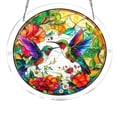 thumbnail image 4 of CaiYueKe Acrylic Puzzle Pendant Sunshade Window Hanging Plate Decorative Home Decor Stained Glass Style Window Art for Privacy Sun Protection Indoor Outdoor Window Decor Modern Hanging Ornament, 4 of 9