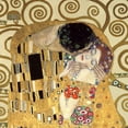 thumbnail image 2 of Klimt, Gustav 15x15 White Modern Wood Framed Museum Art Print Titled - The Kiss, 2 of 4