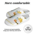 thumbnail image 6 of Lsque Gnomes Honey Bee Pattern Womens Comfort Cotton on Scuff With Memory Foam and Anti-skid Sole Slipper-37/38, 6 of 7