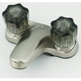 thumbnail image 3 of Empire Brass U-YCJW77N Brushed Nickel 4" Lavatory Faucet with Smoke Knobs, 3 of 4