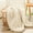 Beige, variant on Chunky Knit Throw Blanket for Couch, 40x60 inches, 100% Hand Knitted with Thick Jumbo Chenille Yarn, Cozy Soft Large Rope Knot Cable Crochet Blankets for Sofa Bed Living Room, Rose Tan