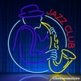 thumbnail image 2 of Glowneon Jazz Club Neon Sign, Jazz Club Led Sign, Live Music Neon Sign, 2 of 3