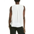 thumbnail image 2 of T Tahari womens  Split Neck Blouse, xs, White, 2 of 3