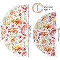thumbnail image 3 of FMSHPON Valentine's Day Romantic Love Hearts Gifts Letter Xmas Christmas Tree Skirt Stand Mat for Holiday Party Decoration Indoor Outdoor 36 inches, 3 of 6