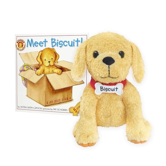 Biscuit the Little Yellow Puppy 10" Plush & Paperback Book Set