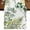 White, variant on Table Runners 60 Inches Long Dress Scarves, Green Blue Leaves Farmhouse Kitchen/Dining Table Runner, Small Coffee Tablerunners, Summer Botanical Farmhouse Watercolor Leaf 13x60 Inch