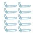 10Pcs Heavy Duty 90 Degree Right Angles Steel Brackets L Shaped Fixer