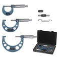 thumbnail image 1 of Unique Bargains Outside Micrometer, 0-1' 1'-2' 2'-3' Measuring Tool 0.0001' Graduation, 1 of 6