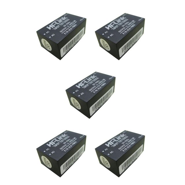 Seitruly HLK-PM01 HLK-PM03 HLK-PM12 Mini módulo de fuente de alimentación Interruptor inteligente para el hogar Módulo de alimentación AC-DC 220V a 5V Type4 NO4