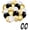 Black & Gold & White, variant on KIRIKOU 12 Inch 60 Pack Silver and White Confetti Balloons Garland Arch Kit Chrome Metallic Shinny Pastel Balloons with Ribbons for Wedding Baby Shower Graduation Birthday Party Decorations