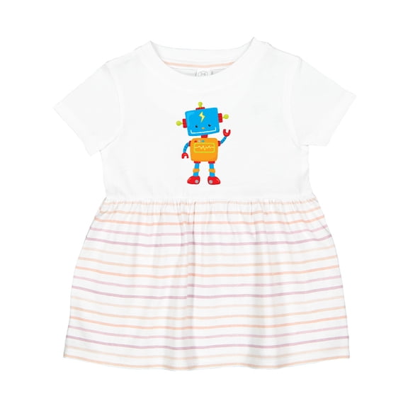 Inktastic Toy Robot Girls Baby Dress