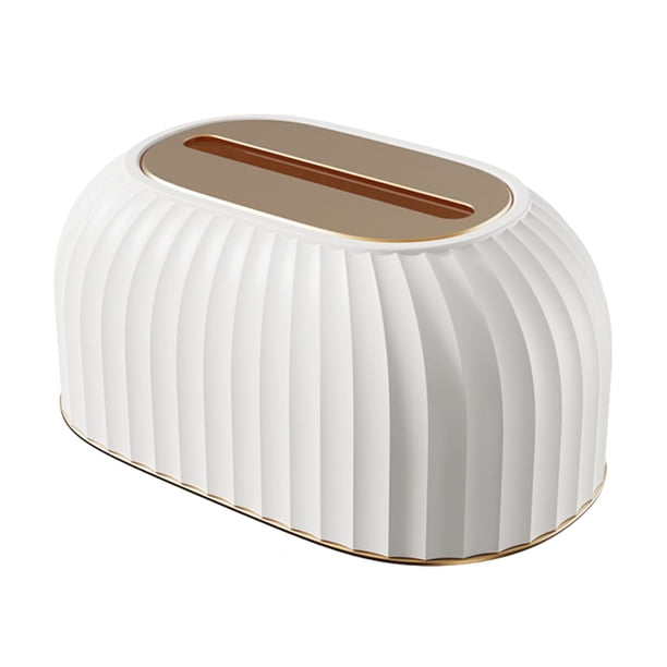 Caja de papel Wosthever dispensador servilletero de resorte Almacenamiento y organización del hogar Blanco