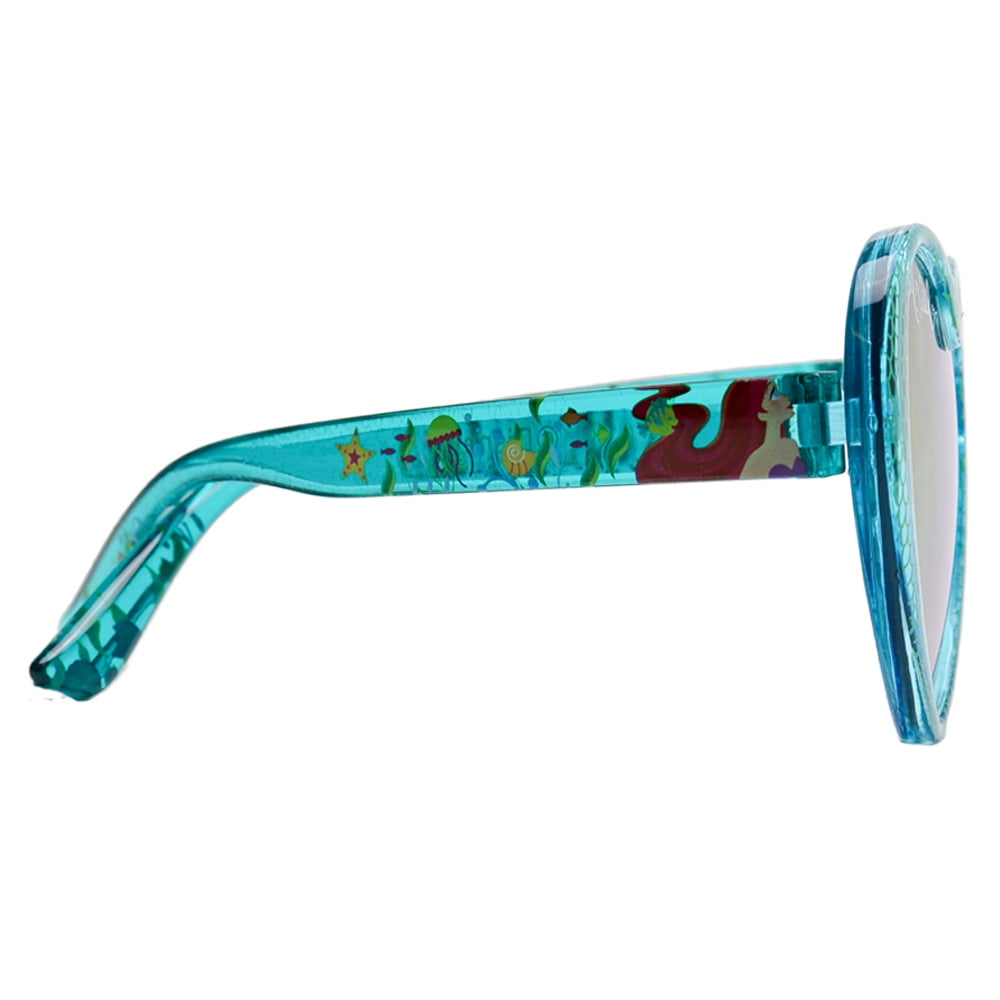 Sun-Staches Disney Ariel Little Mermaid Heart-Shaped Sunglasses With UV Protection