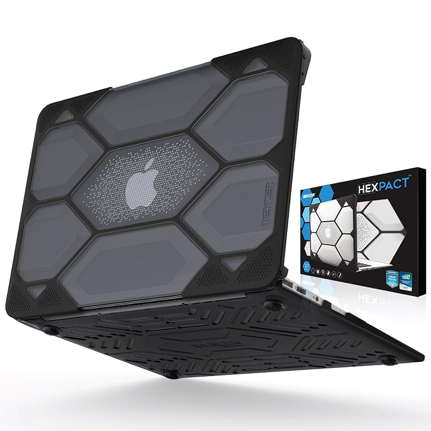 iBenzer Hexpact Heavy Duty Protective Case for MacBook Air 13 Inch