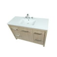 thumbnail image 4 of 48" Single Sink Vanity In Neutral Finish with White Ceramic Top, 4 of 5