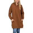 thumbnail image 1 of UKAP Tops con capucha para mujer Sudaderas con capucha con cordón Jersey de manga larga Mini sudadera cómoda Vestido deportivo, 1 of 2