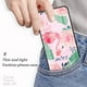 thumbnail image 4 of KAIYANG Funda para teléfono Huawei P60 con vidrio templado antiarañazos y estampado de patrón de PC y TPU, estilo L, multicolor, 4 of 5