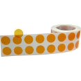 thumbnail image 4 of Orange Transparent Circle Dot Stickers | 0.5" Inch Round | 1000 Pack, 4 of 4