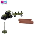 thumbnail image 3 of Carro Tractor a Control Remoto De Granja Remolque c/Animales cafe, 3 of 7