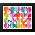 thumbnail image 2 of DeNeige, Elyse 14x12 Black Modern Framed Museum Art Print Titled - Spring Dots, 2 of 5