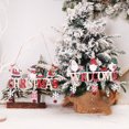 thumbnail image 1 of Fiudx Adornos Navideños de Madera, Colgante de Copo de Nieve Navideño, Decoración Navideña Única, Decoración Elegante para El Hogar y La Oficina, Perfecto para Fiestas, Bailes y Festivales, Juego de, 1 of 6