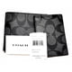 thumbnail image 4 of CARTERA CON TARJETERO EXTRAÍBLE HOMBRE COACH ORIGINAL COMPACT ID IN SIGNATURE CANVAS CHARCOAL/BLACK 74993, 4 of 5