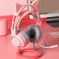 thumbnail image 4 of Écouteurs Oreilles de Chat, Réduction de Bruit Mignons Amovibles Écouteurs de Jeu pour PC, 4 of 7