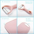thumbnail image 6 of 3pcs/set Mini Kitchen Chopping Cutting Board Fruit Food Knives Peeler Tools, 6 of 10