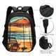 thumbnail image 3 of Easygdp Beach Umbrella Sunset Mochila para Laptop de Viaje con Puerto USB, Mochila para Laptop con Puerto de Carga USB para Mujeres y Hombres, 3 of 7