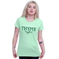 thumbnail image 4 of Look At Thyme Green Thumb Gardening Women's T Shirt Ladies Tee Brisco Brands S, 4 of 6