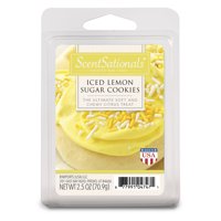 ScentSationals 2.5 oz Iced Lemon Sugar Cookie Scented Wax Melts, 1-Pack