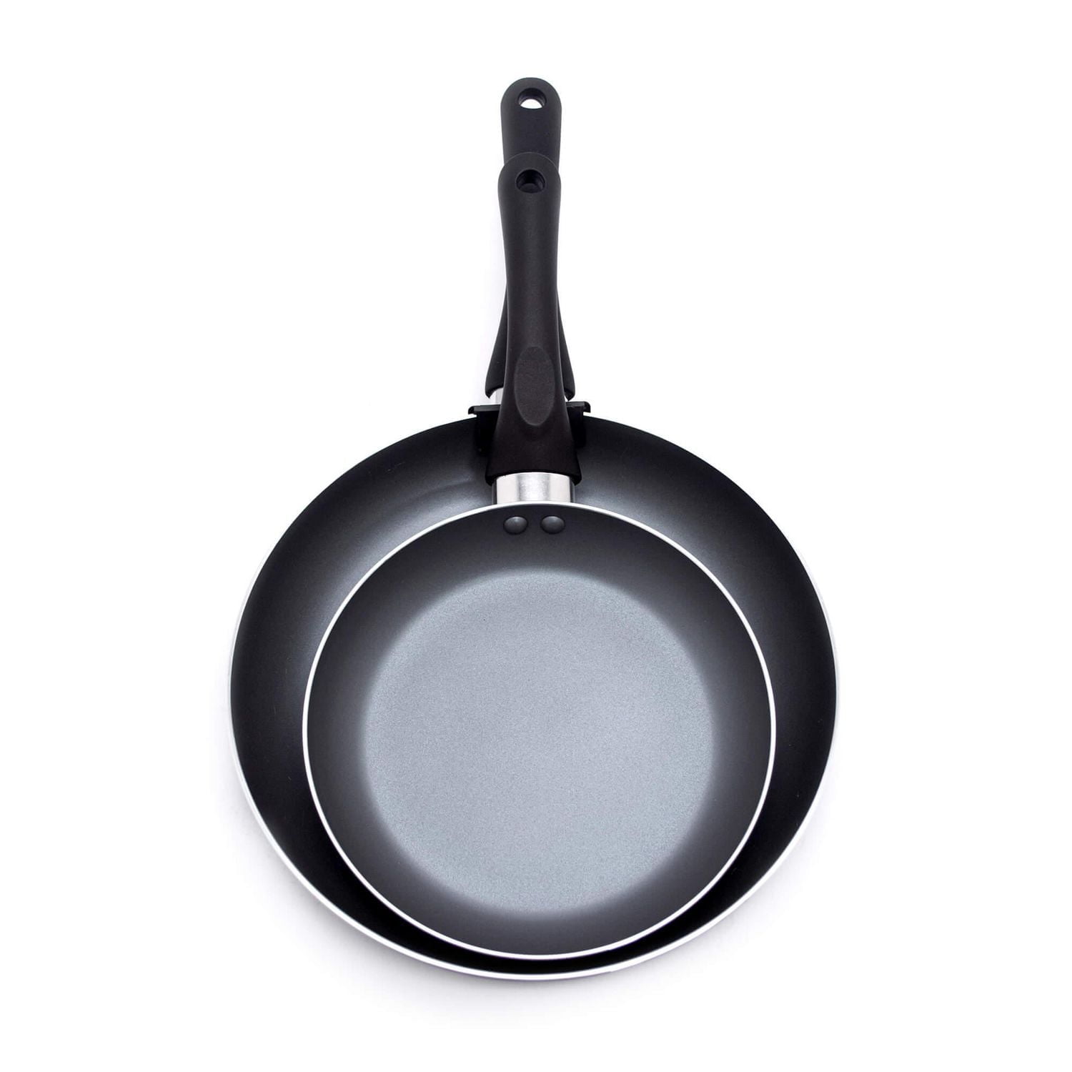 Starbasix Non-Stick Fry Pan Set, 2 Pieces, 20cm & 26cm, Aluminum Cookware, Oven Safe, Dishwasher Safe