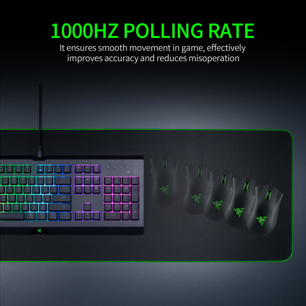 Razer DeathAdder Essential Wired Gaming Mouse 6400DPI Optical Sensor 5 Independently Programmable Buttons Ergonomic Design - image 2 of 6