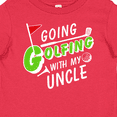 thumbnail image 4 of Inktastic Going Golfing with My Uncle Kids Golf Boys or Girls Baby T-Shirt, 4 of 5
