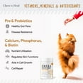 thumbnail image 5 of Chew + Heal Omega Skin and Coat Supplement - 180 Soft Chews - Chicken Flavor- Salmon Fish Oil Treat for Dogs and Cats, 5 of 10