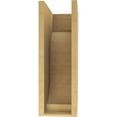 thumbnail image 4 of 7"W x 14"D x 21"H Classic Van Buren Rough Cedar Woodgrain TimberThane Corbel, Primed Tan, 4 of 6