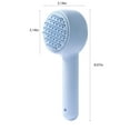 thumbnail image 3 of Vacemry Under $5 Pet Hair Remover, Rechargeable Electric Deshedding Tool for Dogs Cats, 3-in-1 Grooming Brush with Massage Function, Portable Pet Hair Vacuum for Furniture, Car Seats, 3 of 7