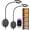 Black 2 PCS, variant on Wall Mounted Reading Light,Bedside Headboard Lights with 5 Color Temperature &5 Dimming,360?Flexible Gooseneck, Output, Night Light&Timer Function-  for Reading (White)