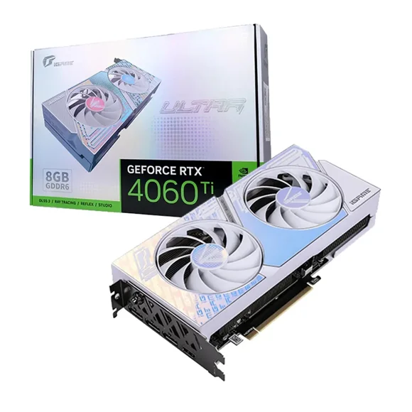 Tarjeta Gráfica Colorida iGame RTX 4060 Ti Ultra W DUO OC 8GB GDDR6