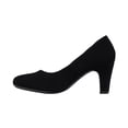 thumbnail image 3 of INCÃGNITA Zapatillas de Mujer Lisas tipo Ante Negro Tacón Ancho Formales 040DE1 negro 27 Incógnita 040DE1, 3 of 5