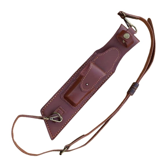 lixuesong Leather Knifed Sheaths Outdoor Portables Knifed Covers with Crossbody Strap for Camping and Lover
