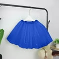 thumbnail image 2 of HNMKIU Women's Midi Skirts for Women Cute Underskirt Ballet Swing 3 Layer Star Sequins Tutu Skirt for Women Z18-Dark Blue-9,, 2 of 7