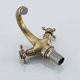 thumbnail image 5 of Retro Antique Brass Bathroom Faucet Two Handle Basin Mixer Tap Brushed Nostalgic Bathroom Mixer Tap, 5 of 5