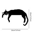 thumbnail image 4 of Letrero Esquina Puerta Metal para Gato Halloween Recuerdos Fiesta (acostado), 4 of 6