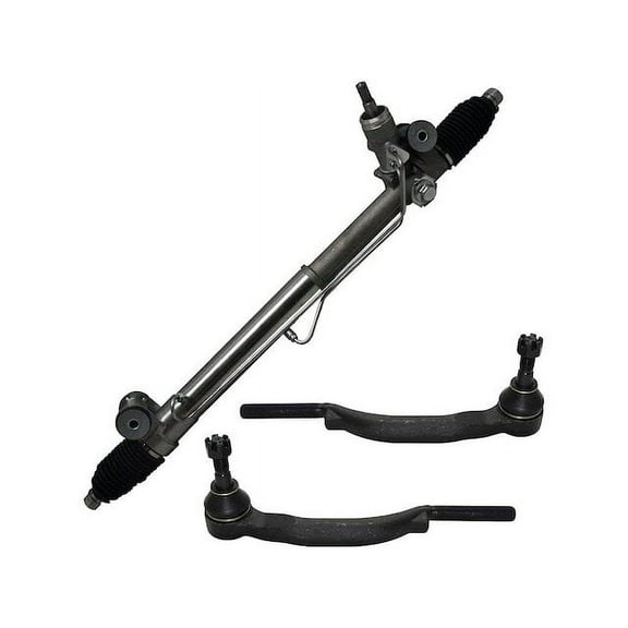 Front Steering Rack and Tie Rod End Kit - Compatible with 2003 - 2009 GMC Envoy 2004 2005 2006 2007 2008