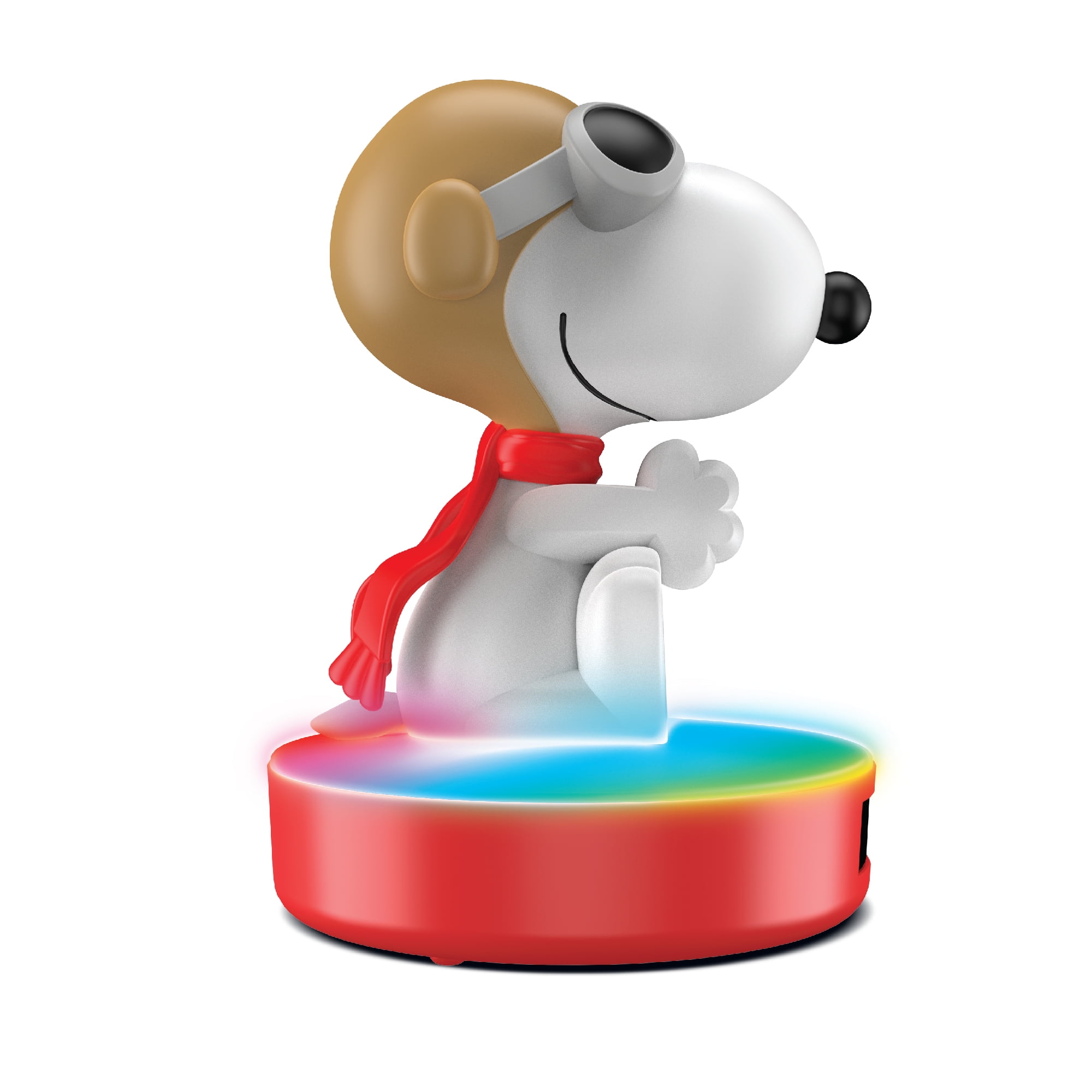 Peanuts Snoopy LED Alarm Clock – Color-Changing Base, Digital