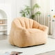 thumbnail image 1 of Sillón puff con reposabrazos: sillón de espuma de alta densidad, sofá de lectura para adultos, cómodo sillón para sala de estar y dormitorio., 1 of 5